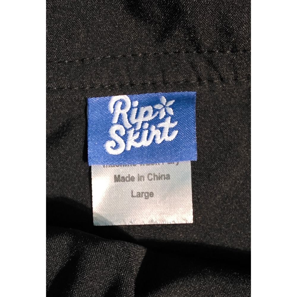 RipSkirt Hawaii Black Wrap Skirt Large Activewear Travel Beach Cover Up - Picture 5 of 8